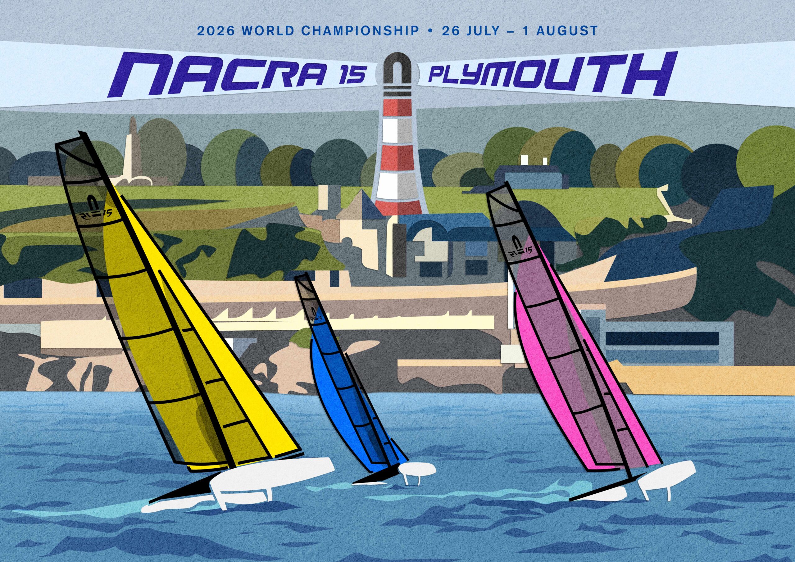 The Nacra 15 World Championship is coming to Plymouth…
